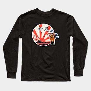 kamikaze Tom Navy - Hitting a ship Long Sleeve T-Shirt